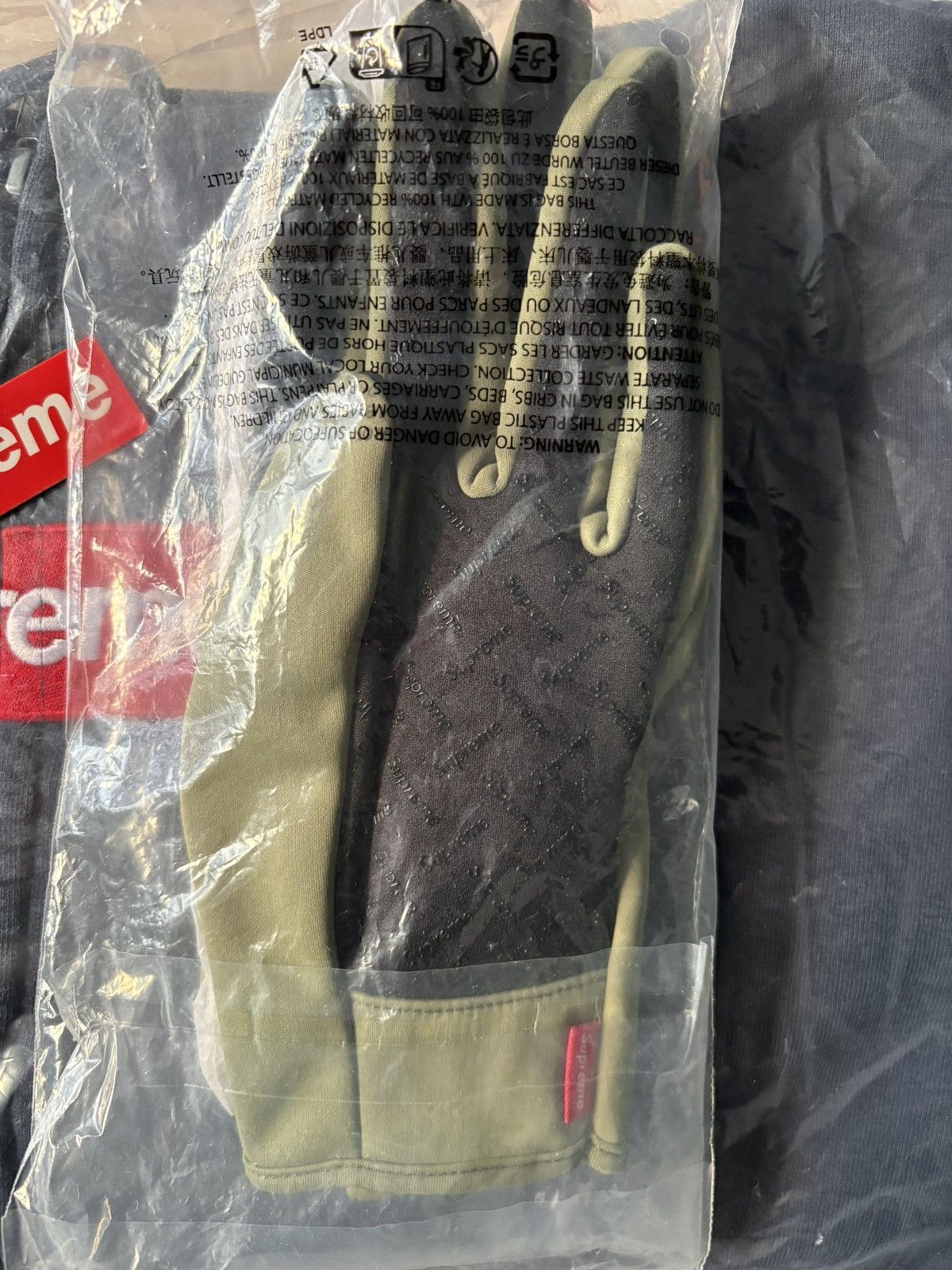 Supreme Supreme F26 gloves | olive Size ONE SIZE - 3 Thumbnail