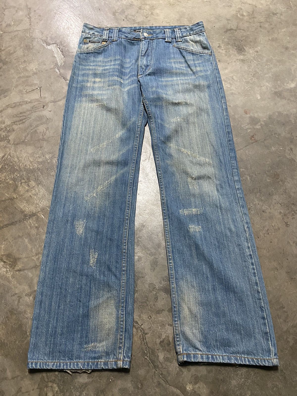 Dolce & Gabbana × Hysteric Glamour × If Six Was Nine Dolce & Gabbana Made in Italy Trash Distressed Denim @act233 Size US 33 - 8 Thumbnail