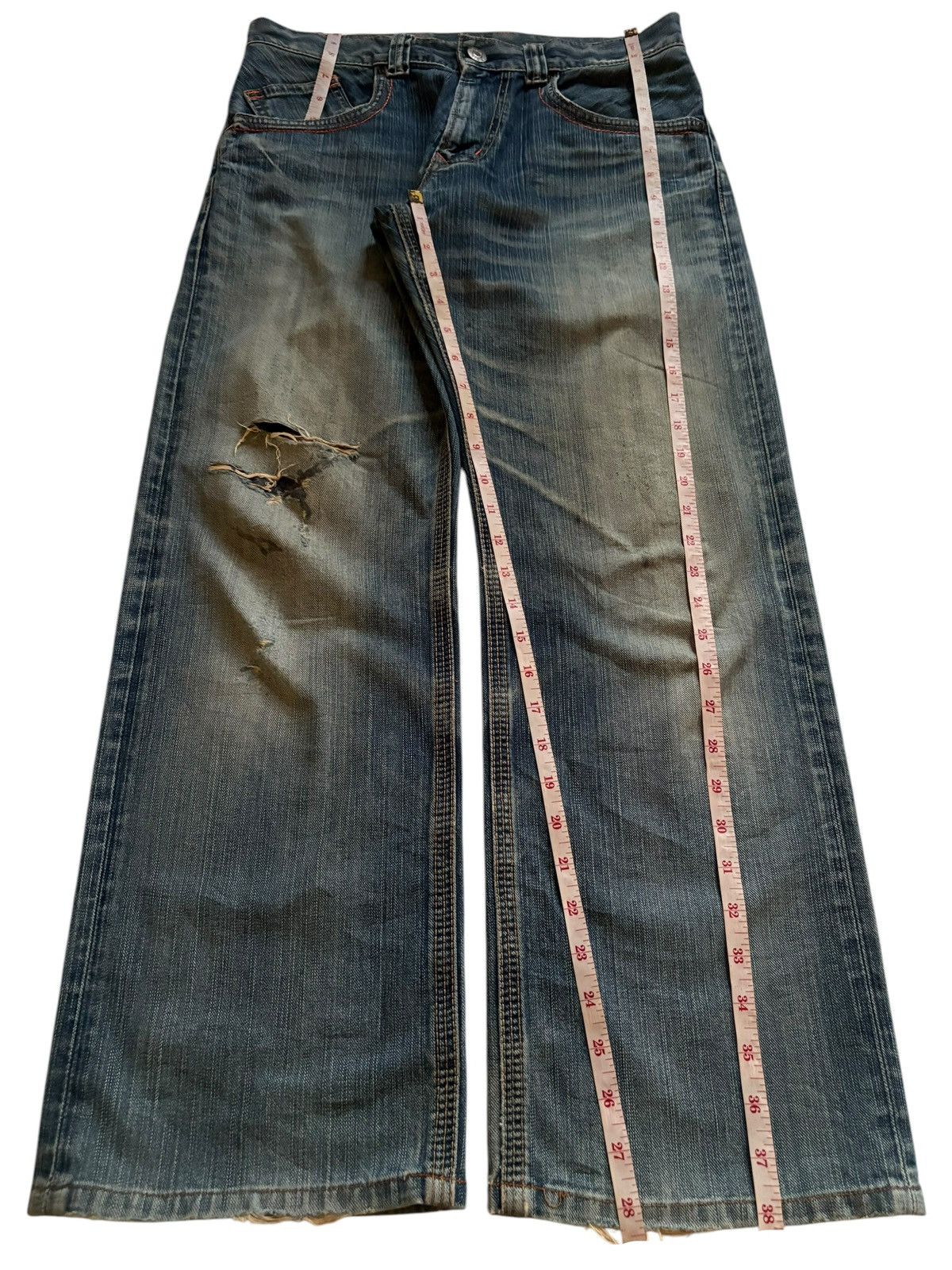 Edwin Exclusive Vintage Edwin XV Mud Wash Loose Baggy Jeans Size US 31 - 13 Thumbnail