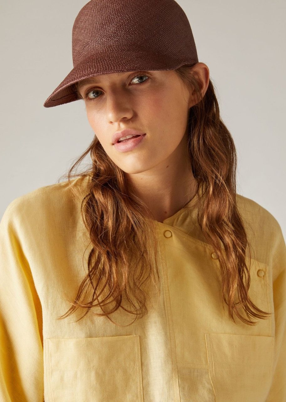 Loro Piana o1srvl11e0624 Size: OS FAM9232 Egle Baseball Cap in Brown Size ONE SIZE - 2 Thumbnail
