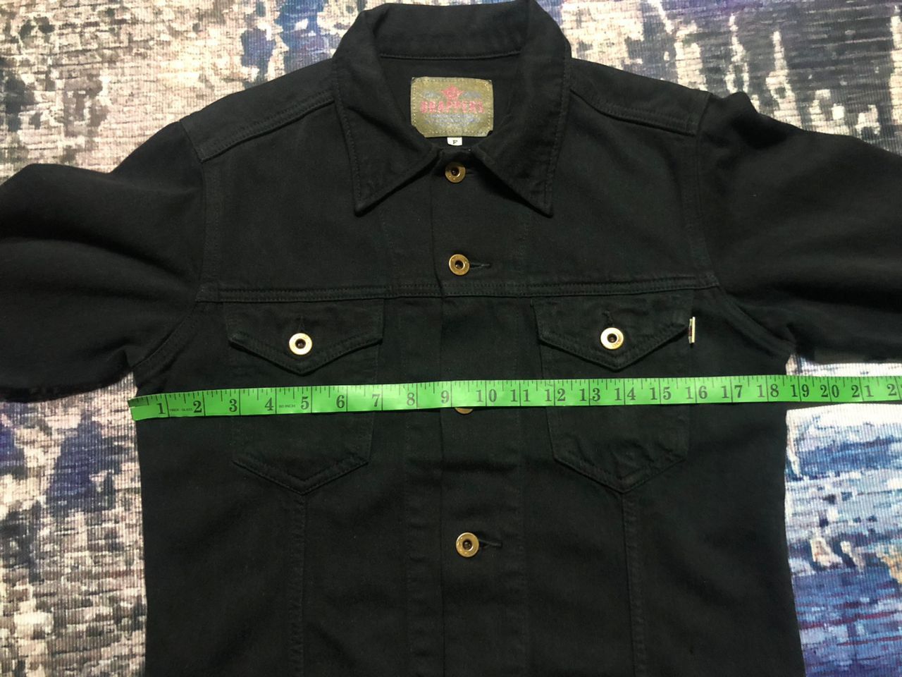 Japanese Brand Brapppers Soft Denim All Black Jacket Size US S / EU 44-46 / 1 - 19 Thumbnail