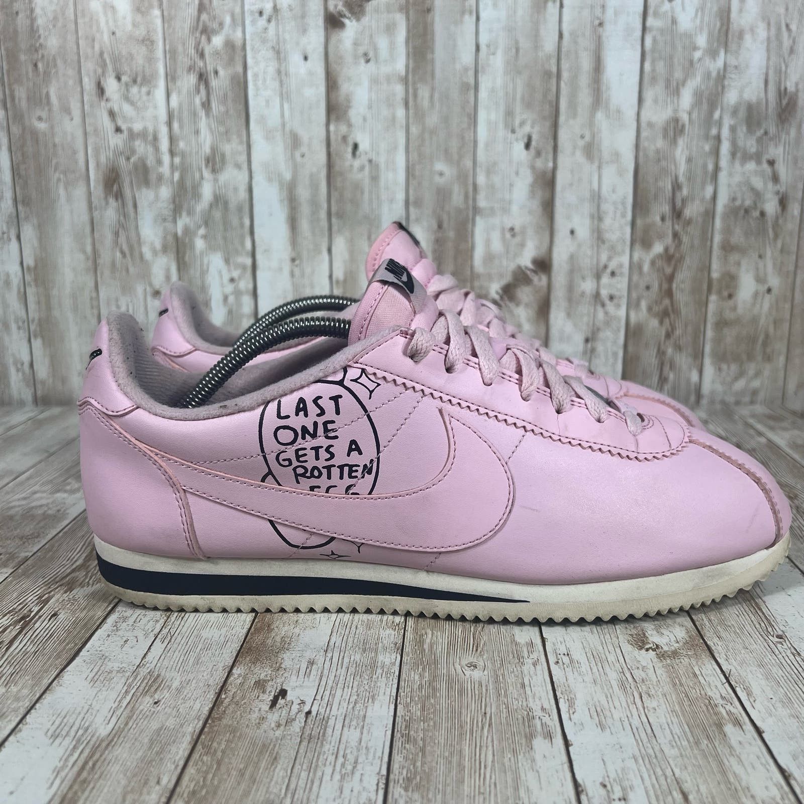 image of Nike Classic Cortez X Nathan Bell Mens 12 Bv8165 600 2018 Shoes in Pink