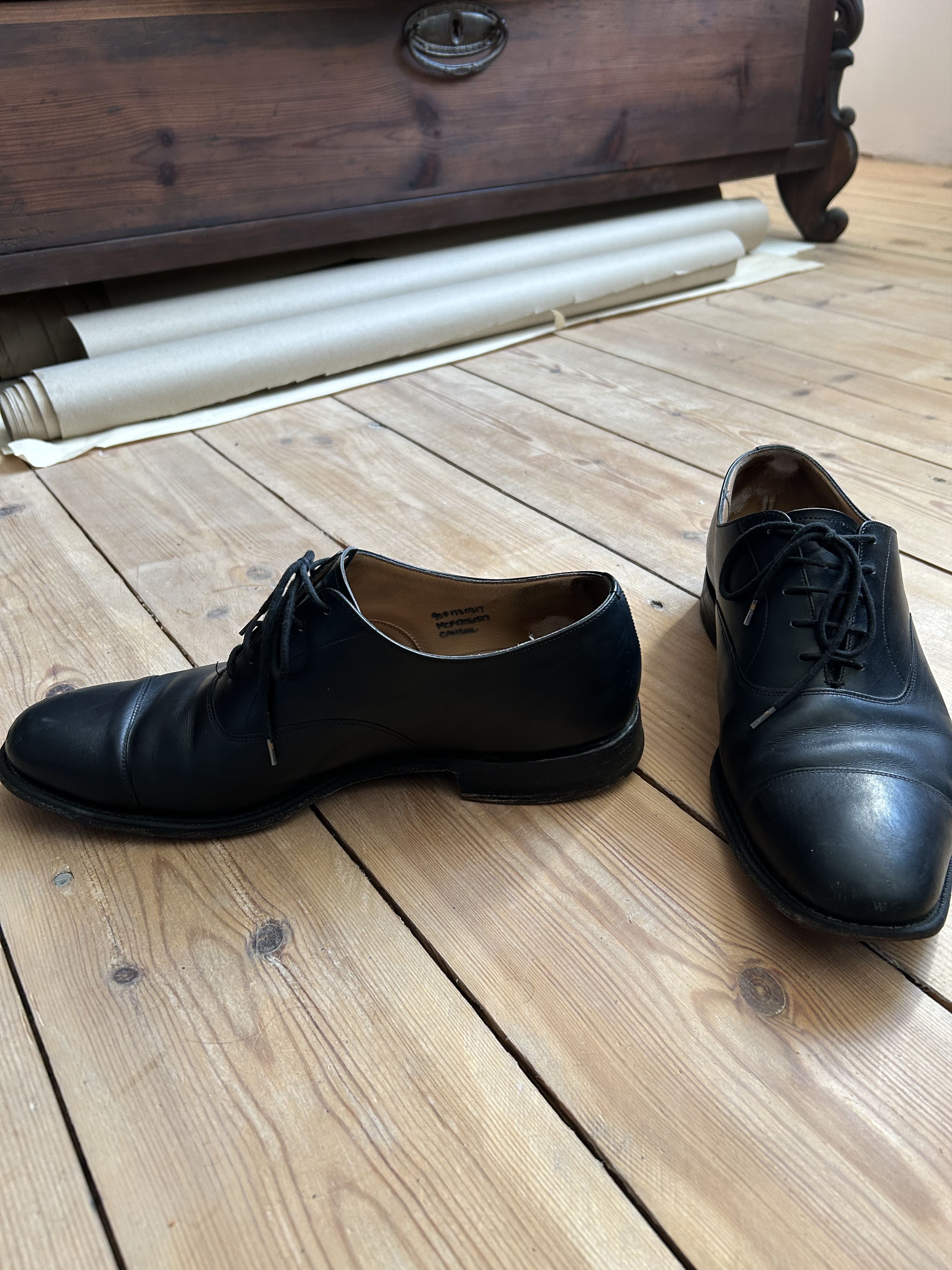 Church's Churchs Derby Cartmel Black Dress Shoes Size US 10.5 / EU 43-44 - 2 Thumbnail