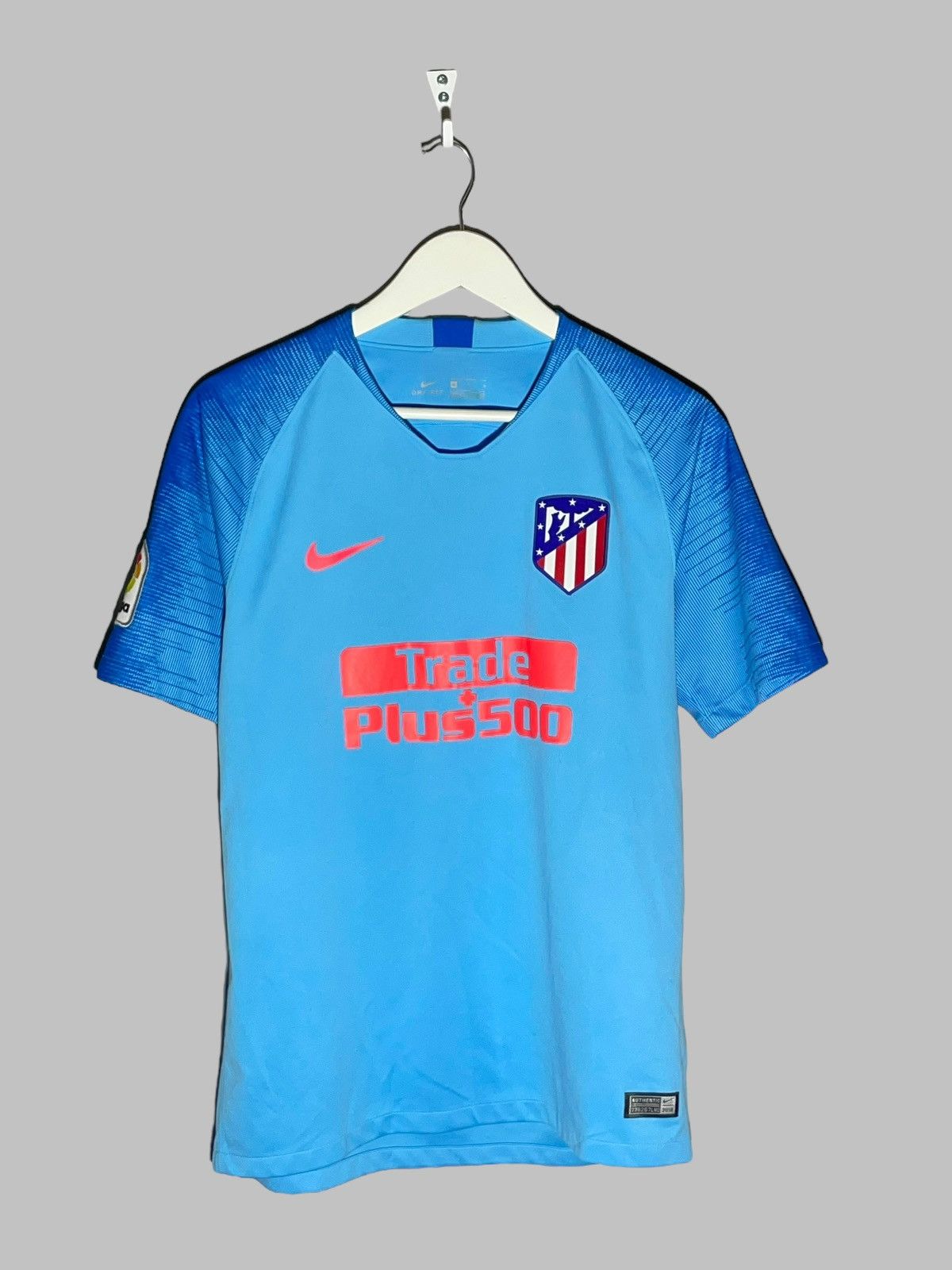 Nike Atletico Madrid Nike 2018/19 Away Football Shirt Size US M / EU 48-50 / 2 - 1 Thumbnail