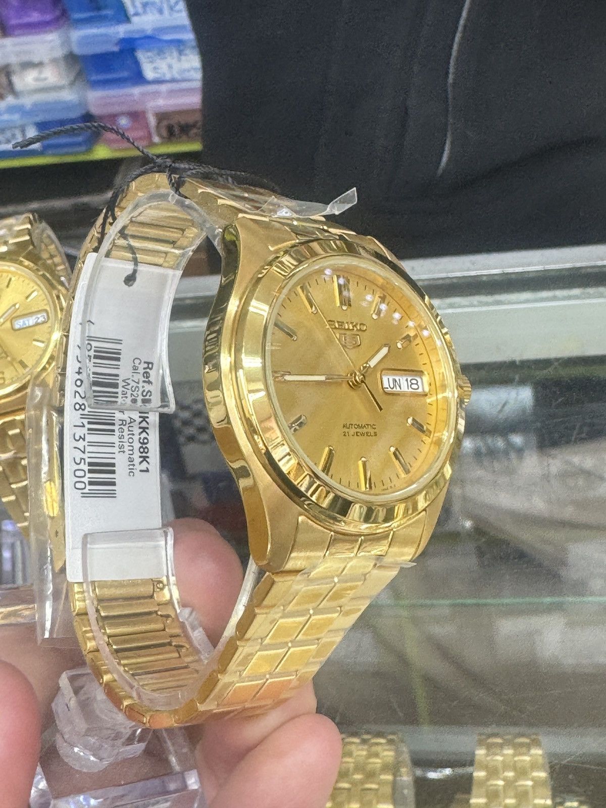 Seiko Seiko Men's Seiko 5 Automatic Gold Dial Size 40 - 7 Thumbnail