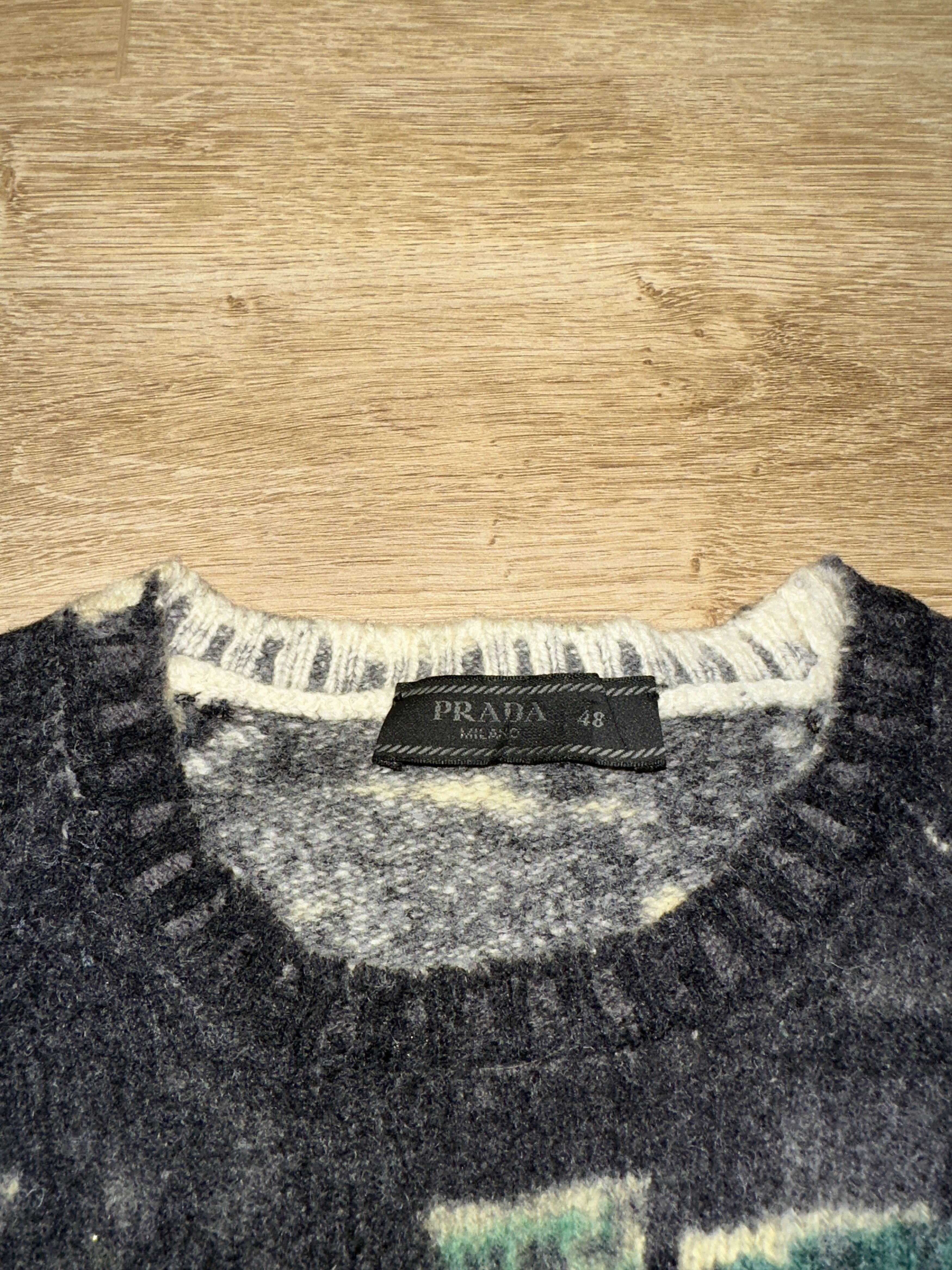 Prada Prada Shetland Village Wool Art Landscape Knit Size 48 Xs S Size US S / EU 44-46 / 1 - 2 Thumbnail