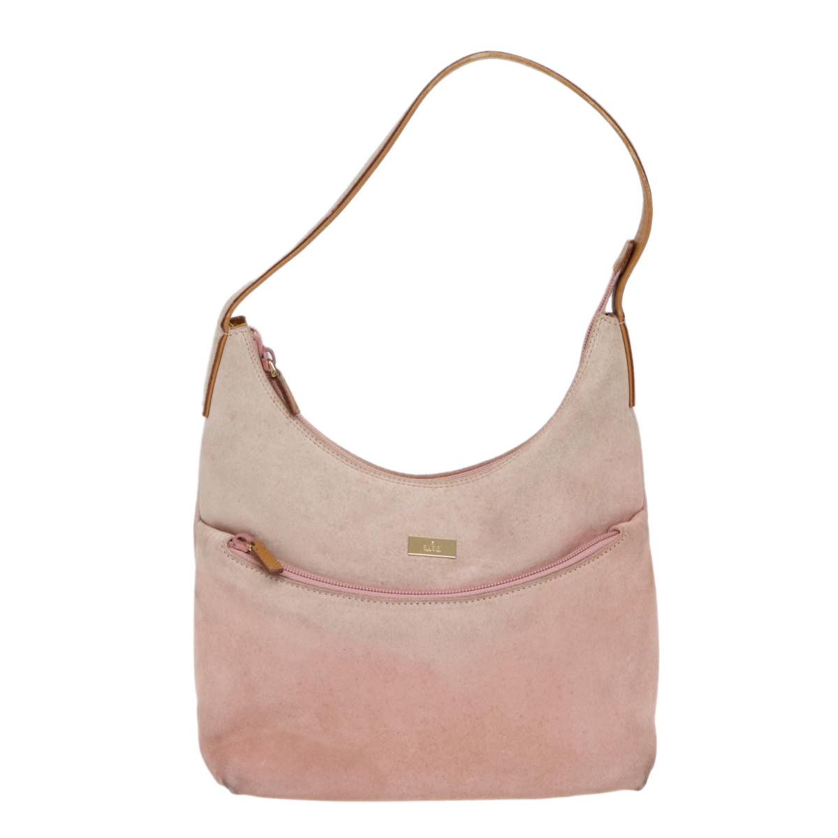 Gucci Pink Suede Handbag (Pre-Owned) Size ONE SIZE - 1 Thumbnail