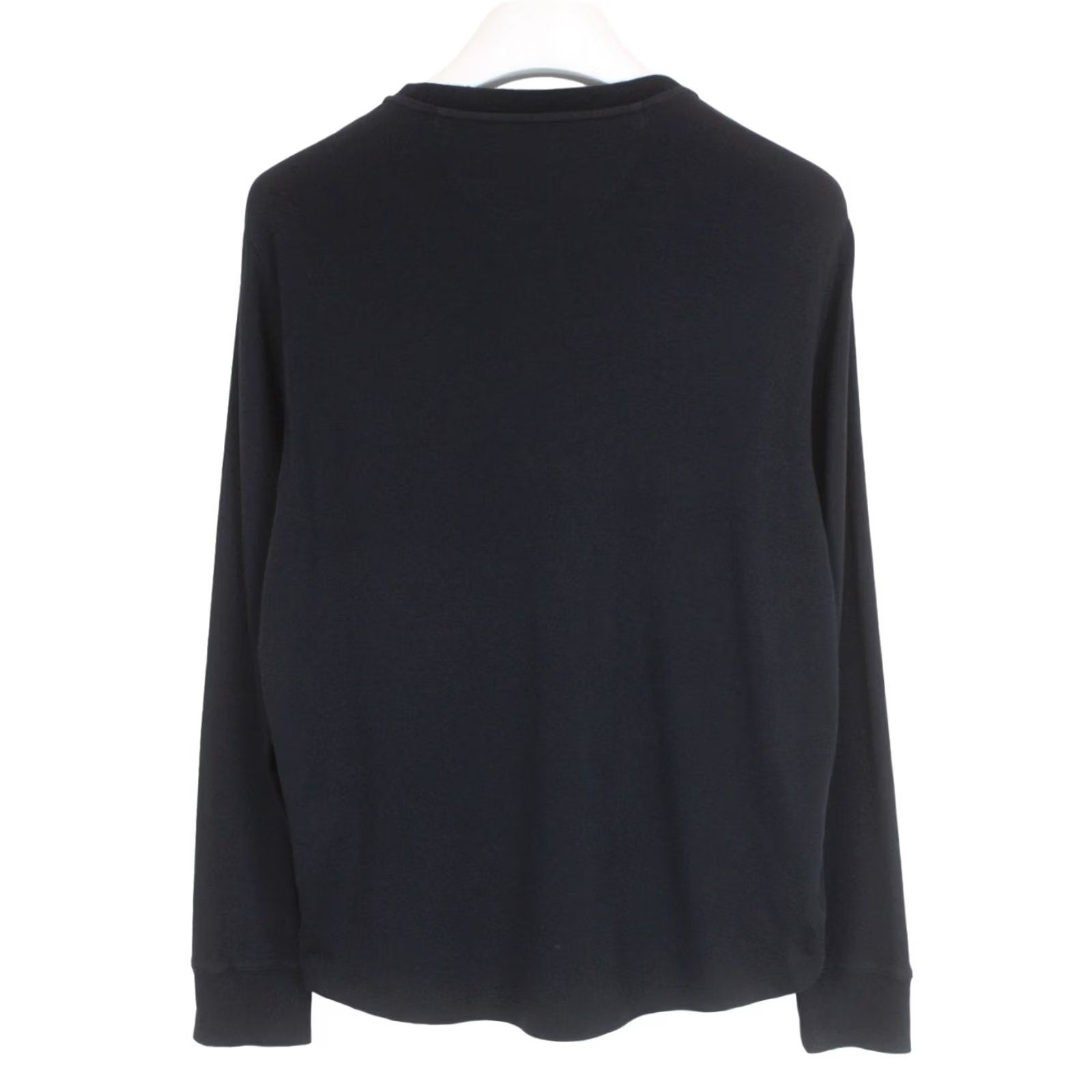 Suitsupply SUITSUPPLY Pima Cotton T-Shirt Long Sleeve Pullover Navy Stretch XL Men's Size US XL / EU 56 / 4 - 2 Thumbnail
