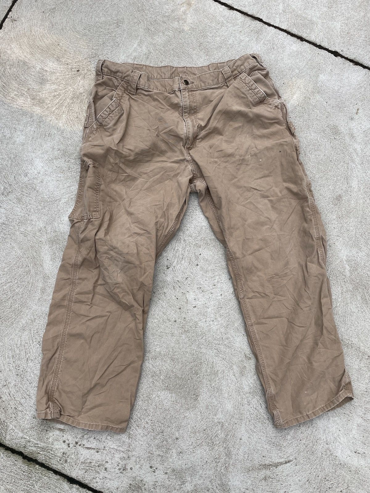 Carhartt Vintage Carhartt Tan Carpenter Pants Size US 40 / EU 56 - 3 Thumbnail