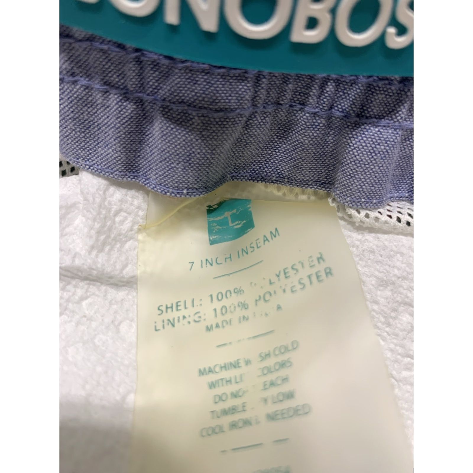 Bonobos Bonobos Colorful Mens Large 7 Inch Inseam Swim Trunks Polyester Size US 33 - 5 Thumbnail