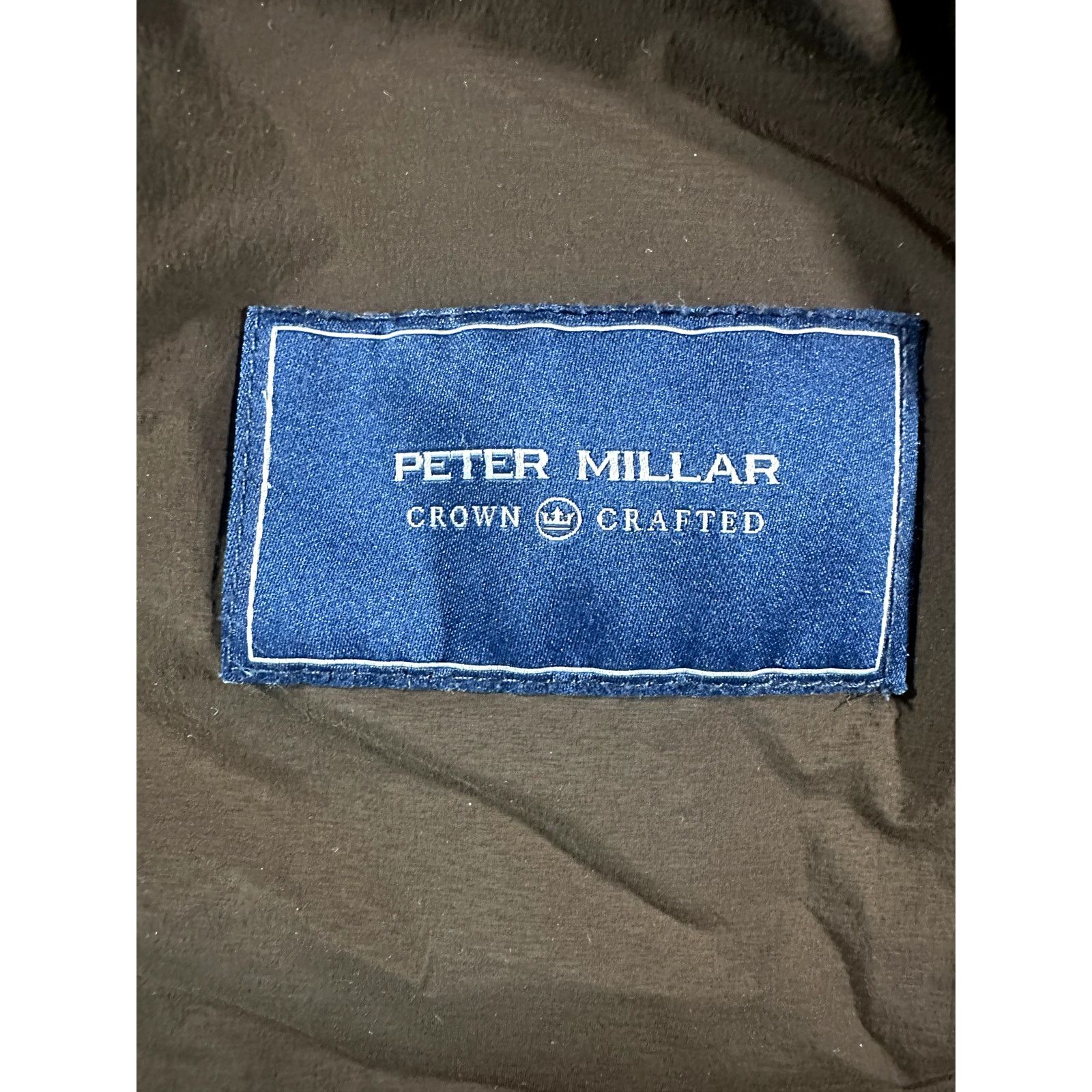 Peter Millar Peter Millar Crown Crafted Blaze Hybrid Jacket XL Brown Blue Size US XL / EU 56 / 4 - 7 Thumbnail