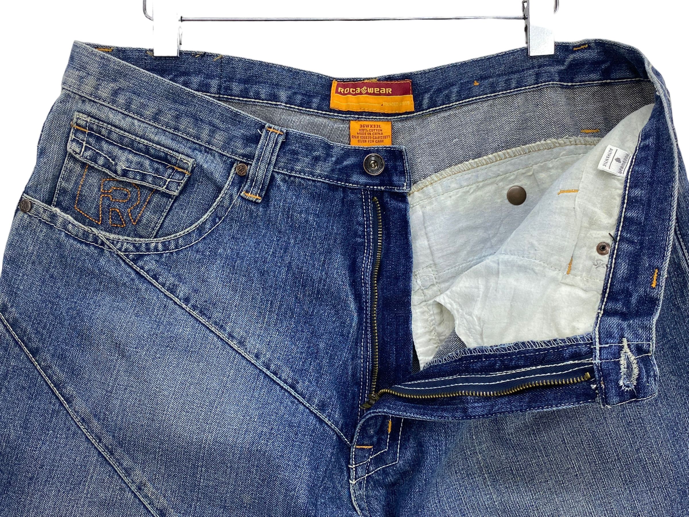 Rocawear Rocawear Baggy Jeans Hip Hop Jay Z Medium Wash Men Jeans Size US 36 / EU 52 - 9 Thumbnail