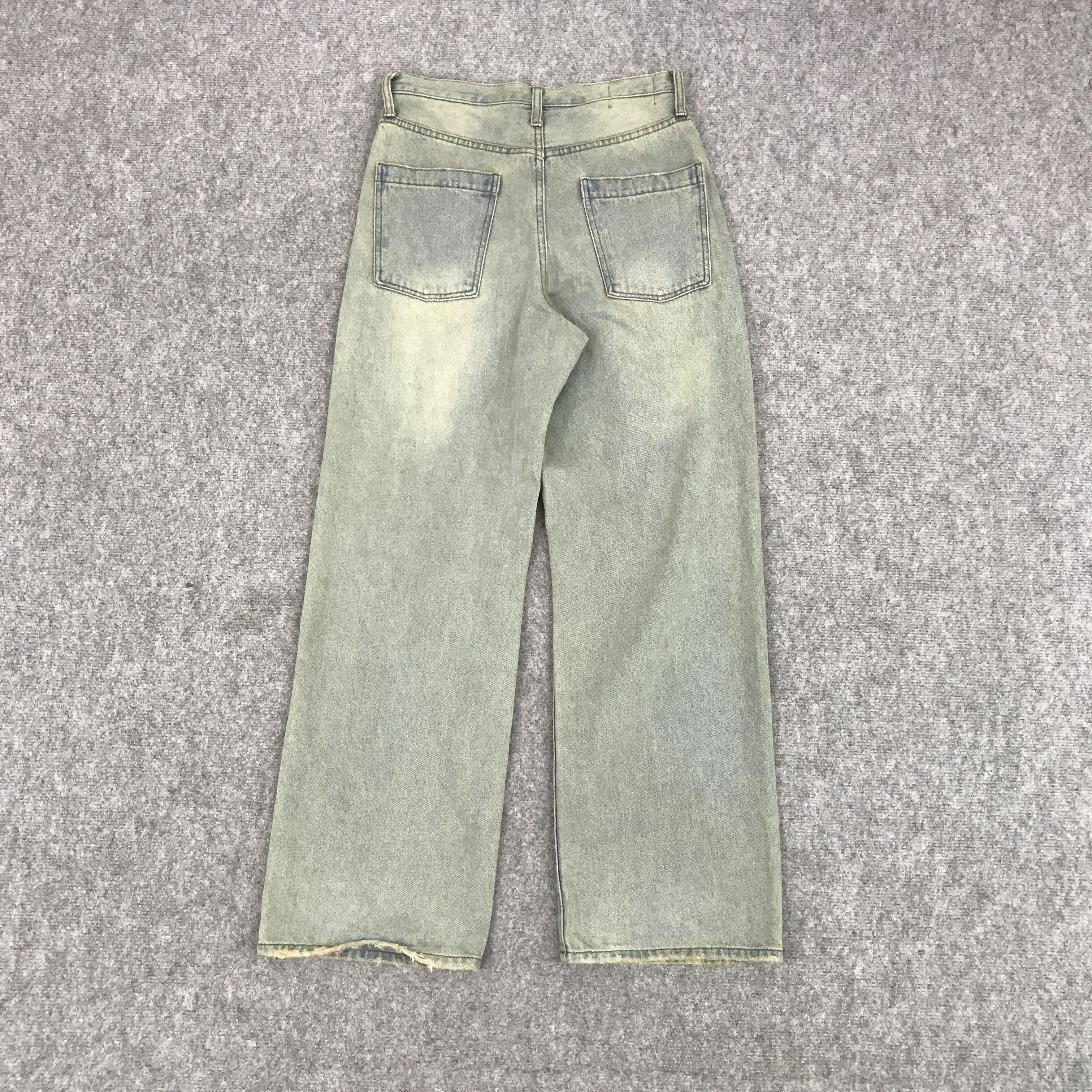 Japanese Brand BAGGY THE STANDARD RIPPED DISTRESSED DENIM PANTS Size US 29 - 4 Thumbnail