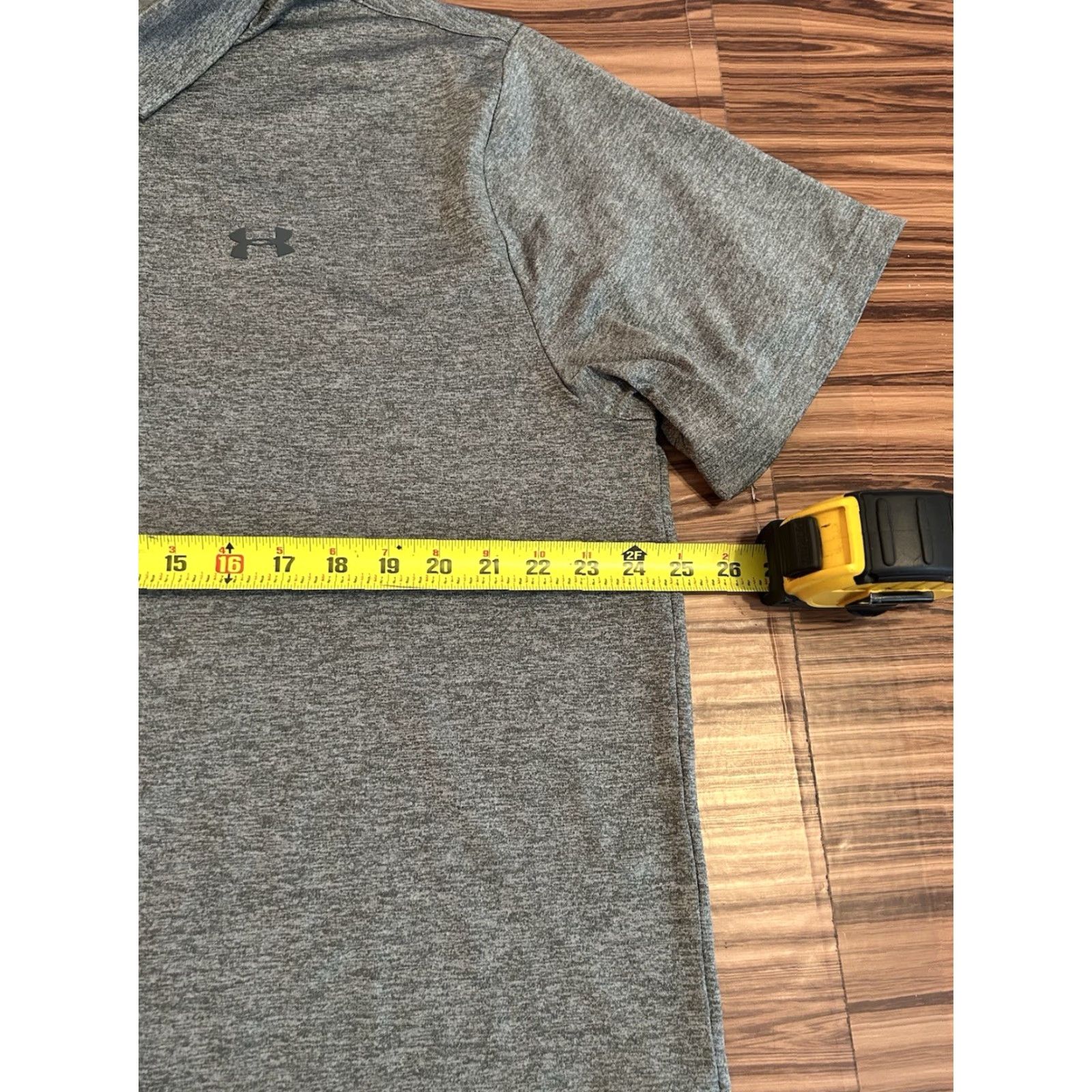 Under Armour Under Armour The Playoff Polo Shirt Mens 2XL Short Sleeve Gray Polo Golf Shirt Size US XXL / EU 58 / 5 - 3 Thumbnail