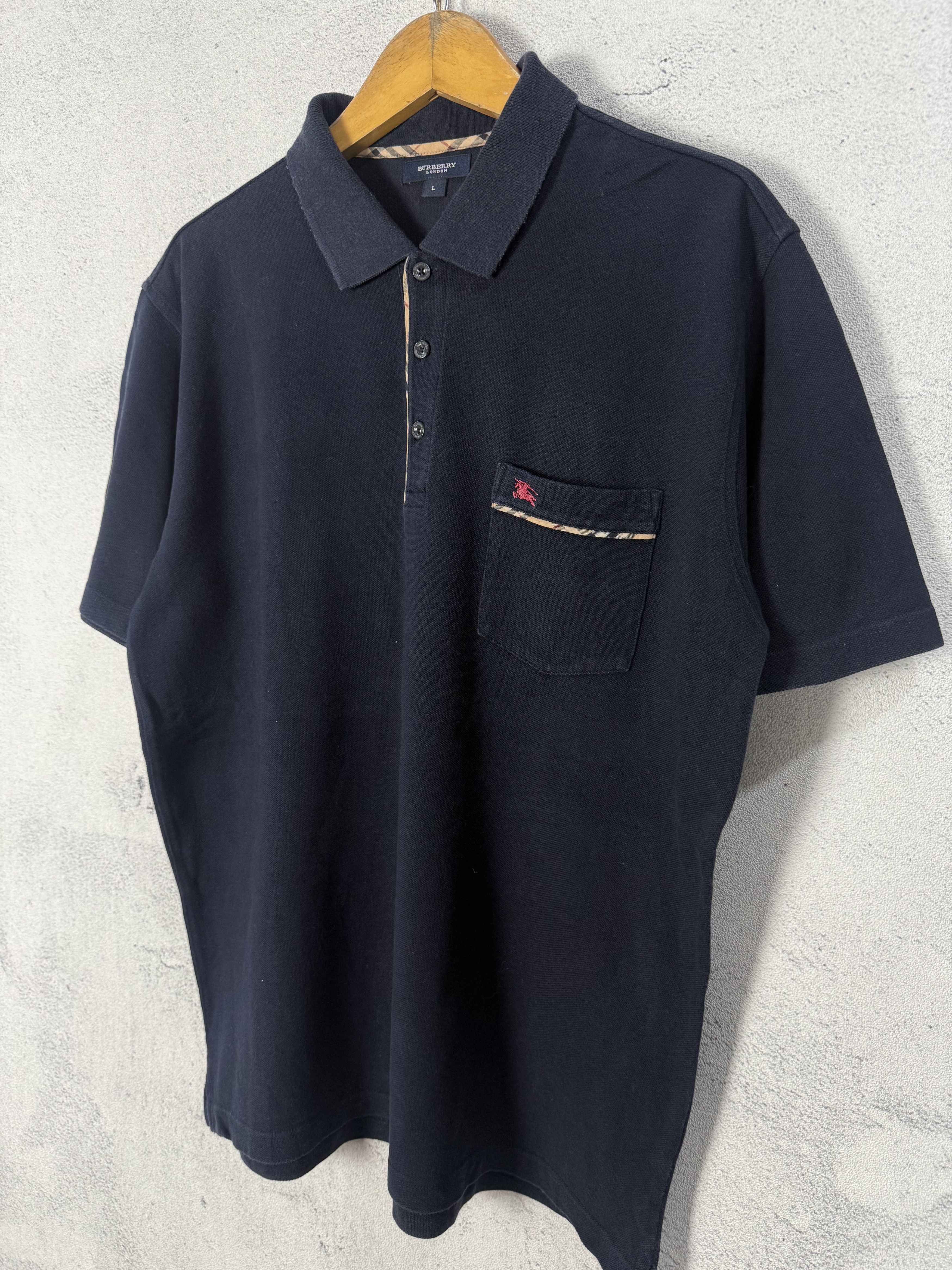Burberry Vintage Burberry Polo Shirt Size US L / EU 52-54 / 3 - 1 Thumbnail