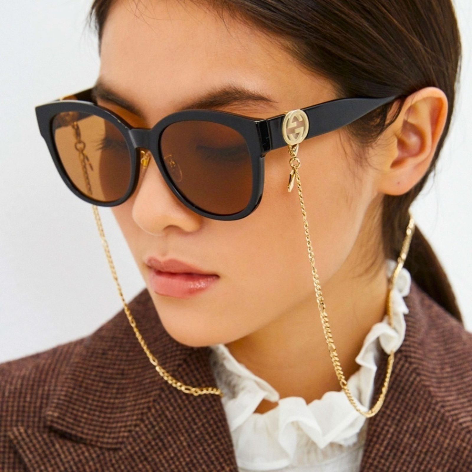 Gucci NWT GUCCI GG1028SK-004 Chain(GG1028SK-004-58)