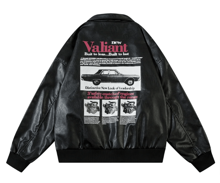 Japanese Brand × Vintage "Car Pattern-Black-M" Leather Jacket Size US M / EU 48-50 / 2 - 1 Thumbnail