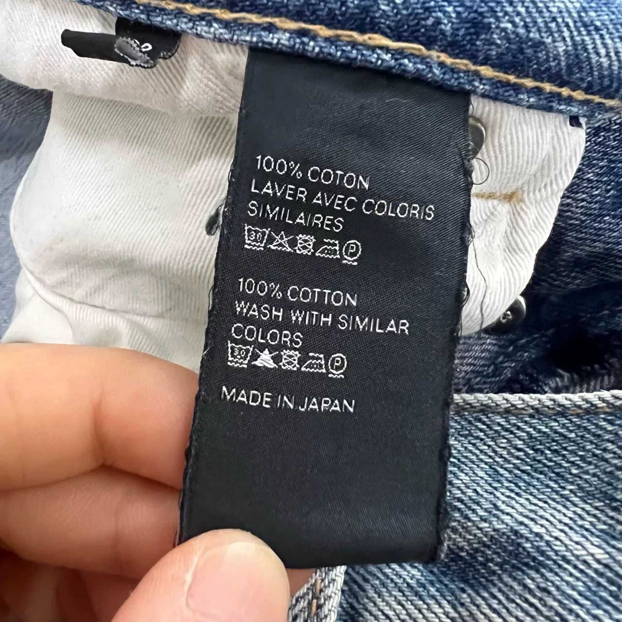 Celine Celine Blue Washed Jeans Size US 33 - 2 Thumbnail