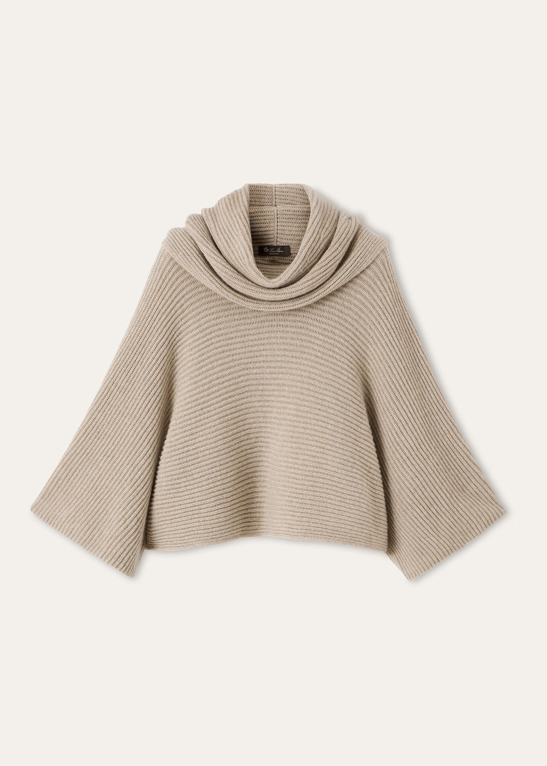 Loro Piana os11x0326 FAQ9308 Juniper Sweater in Silver Birch Size XS / US 0-2 / IT 36-38 - 1 Thumbnail