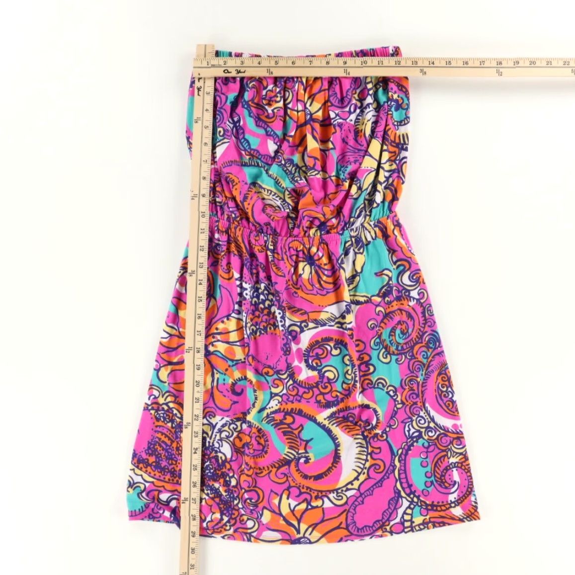 Lilly Pulitzer Lilly Pulitzer Atwood Strapless Sea Be Seen Stretch All Over Print Dress Women's S Shirt Size S / US 4 / IT 40 - 3 Thumbnail