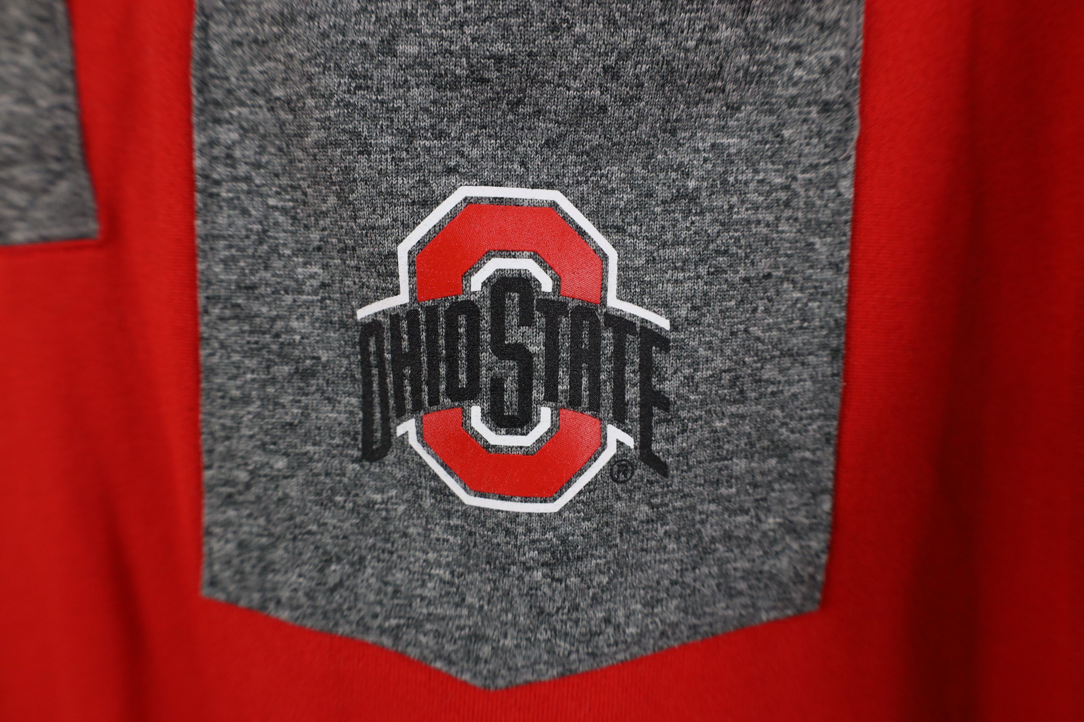 Nike Nike Ohio State University 3/4 Sleeve Raglan Henley T-Shirt Size US M / EU 48-50 / 2 - 5 Thumbnail