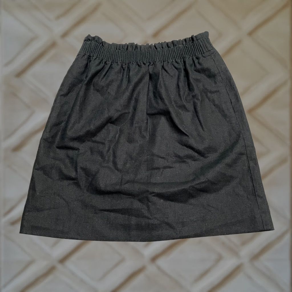 J.Crew J.Crew Wool Blend Pleated Pencil Skirt Women 00 Black Elastic Waist Pockets Skirt Knee Length Solid Wool Blends Vintage No 00 Womens Pencil Skirt Size 24" / US 00 / IT 34 - 1 Thumbnail