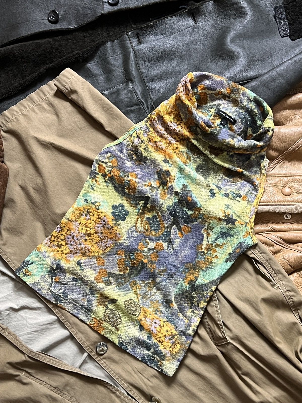 Other Bitte Kai Rand Vintage Avant Garde Floral Blouse JPG Etro Size L / US 10 / IT 46 - 2 Thumbnail