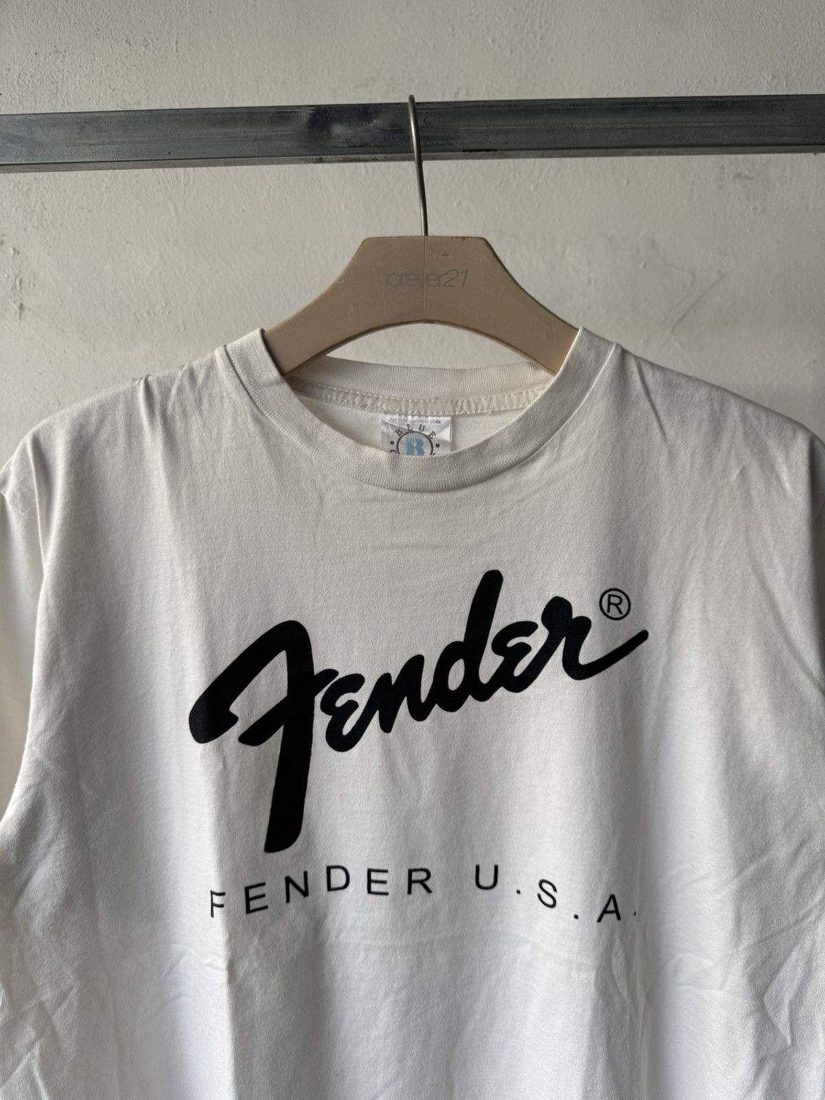 Fender OG 90s Fender USA Musical Instruments Guitar Blue Grape Tee Size US L / EU 52-54 / 3 - 3 Thumbnail