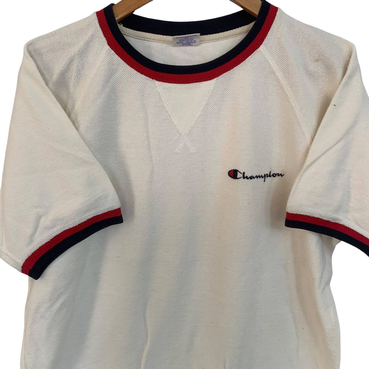 Champion Champion Vintage Cream Sweatshirt Plain 90s Rare Size US M / EU 48-50 / 2 - 3 Thumbnail
