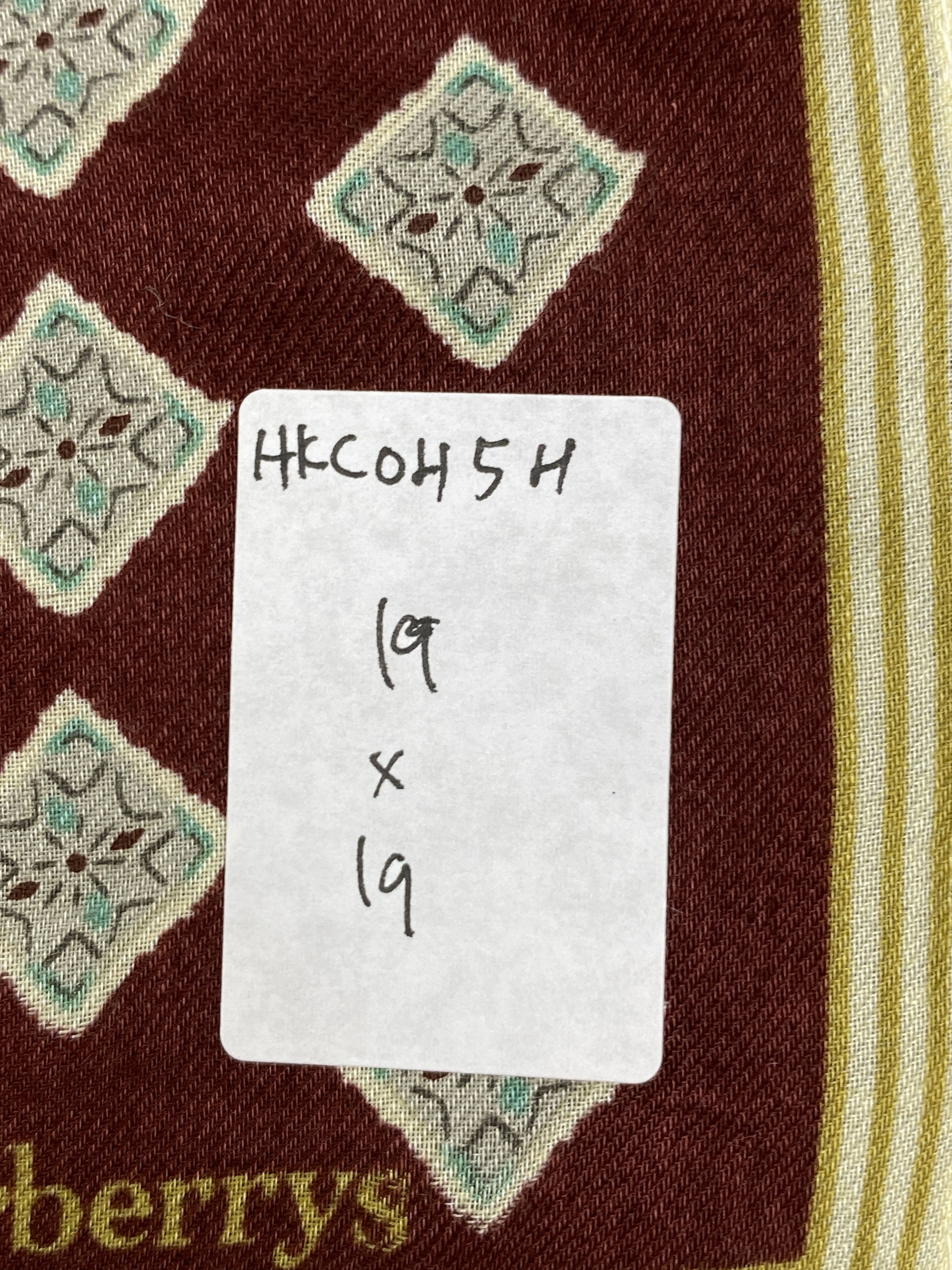 Burberry Burberry Handkerchief / Neckwear / Bandana HKC0454 Size ONE SIZE - 8 Thumbnail