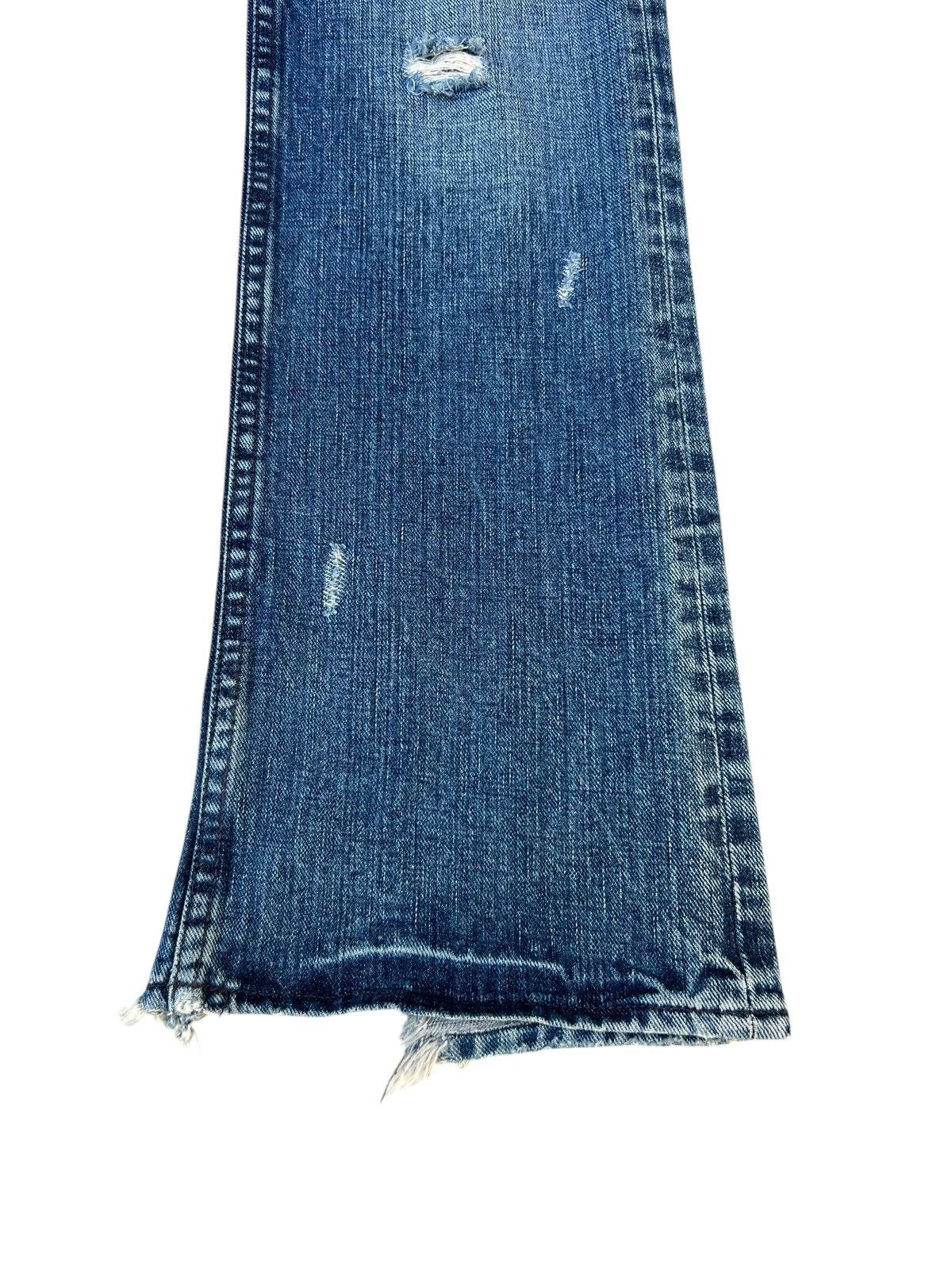 Vintage ABX. Japan Ripped Distressed Denim Studded Bootcut Jeans Size US 30 / EU 46 - 12 Thumbnail