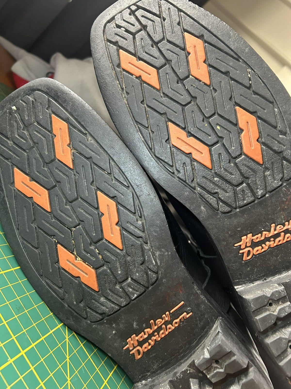 Harley Davidson Vintage Harley Davidson tall motorcycle boots Size US 12.5 / EU 45-46 - 10 Thumbnail