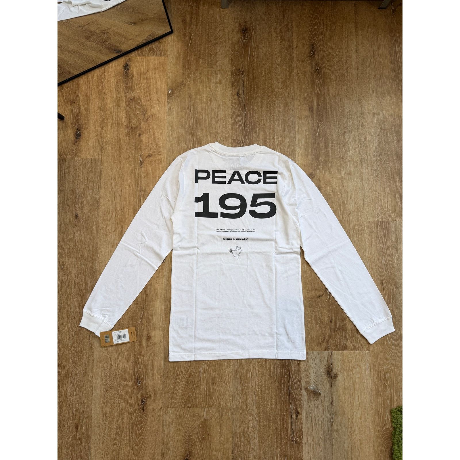 Umbro Akomplice x Umbro Peaceman Long Sleeve Tee White Size US M / EU 48-50 / 2 - 3 Thumbnail