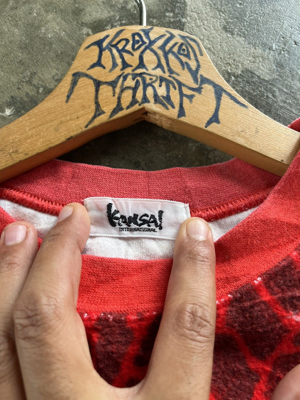 Designer × Japanese Brand × Kansai Yamamoto RARE Vintage Kansai Yamamoto Tiger Logo OVP Sweetshirt 90s Size US M / EU 48-50 / 2 - 5 Thumbnail