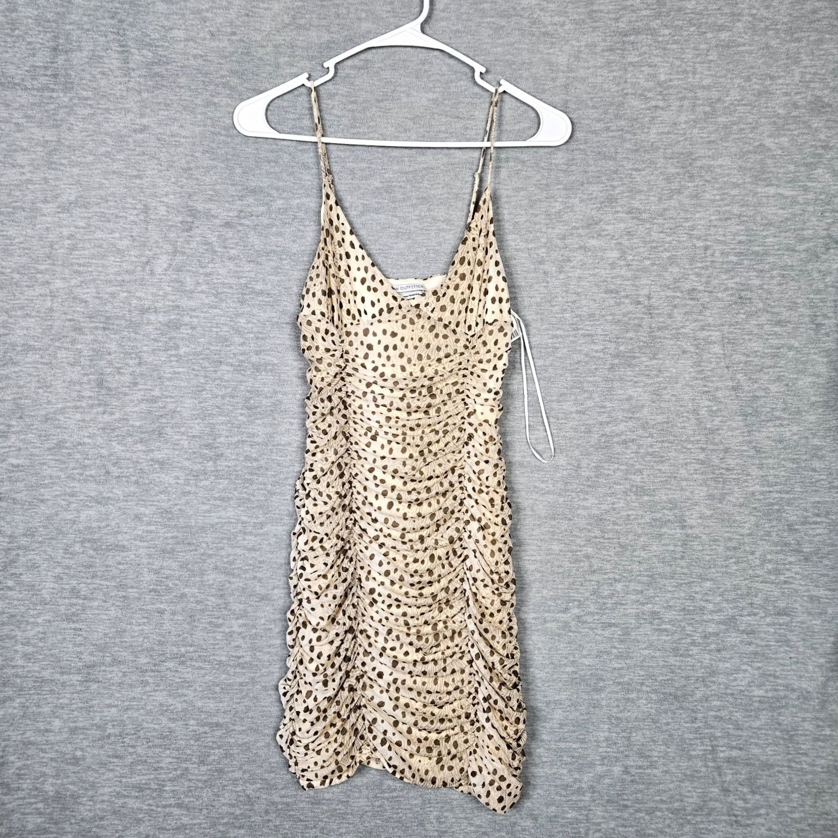Urban Outfitters URBAN OUTFITTERS Mini Dress Animal Print Stretch Sleeveless XS Womens Multicolor Short Dress Size XS / US 0-2 / IT 36-38 - 2 Thumbnail