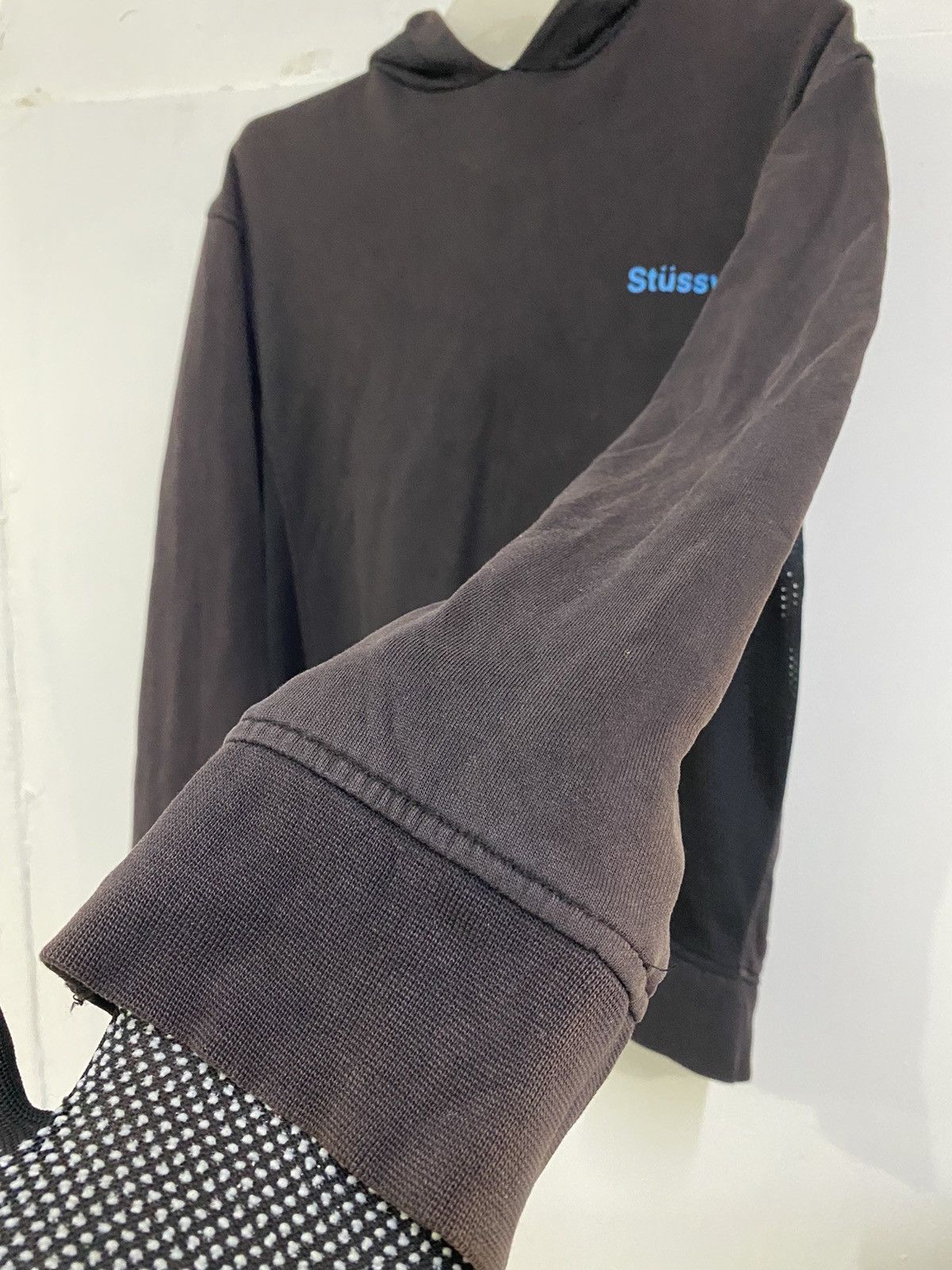 Stussy 💥STUSSY BASIC SPELL OUT SUNFADED HOODIE Size US M / EU 48-50 / 2 - 11 Thumbnail