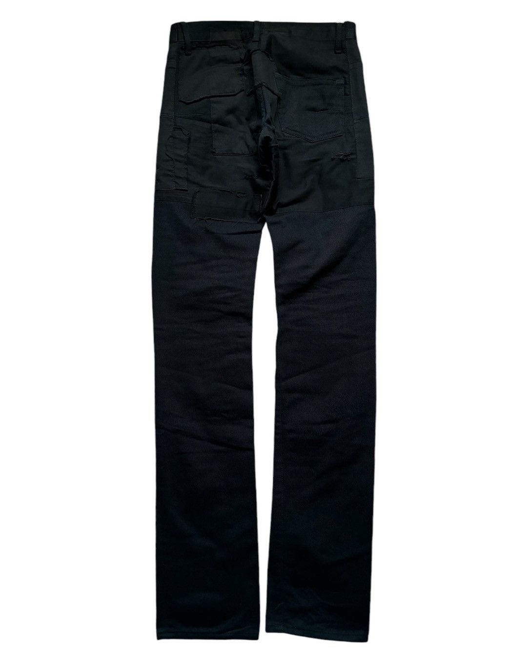 Hedi Slimane Dior Homme AW07 “Navigate” Patchwork Jeans by Hedi Slimane. Size US 26 / EU 42 - 2 Thumbnail