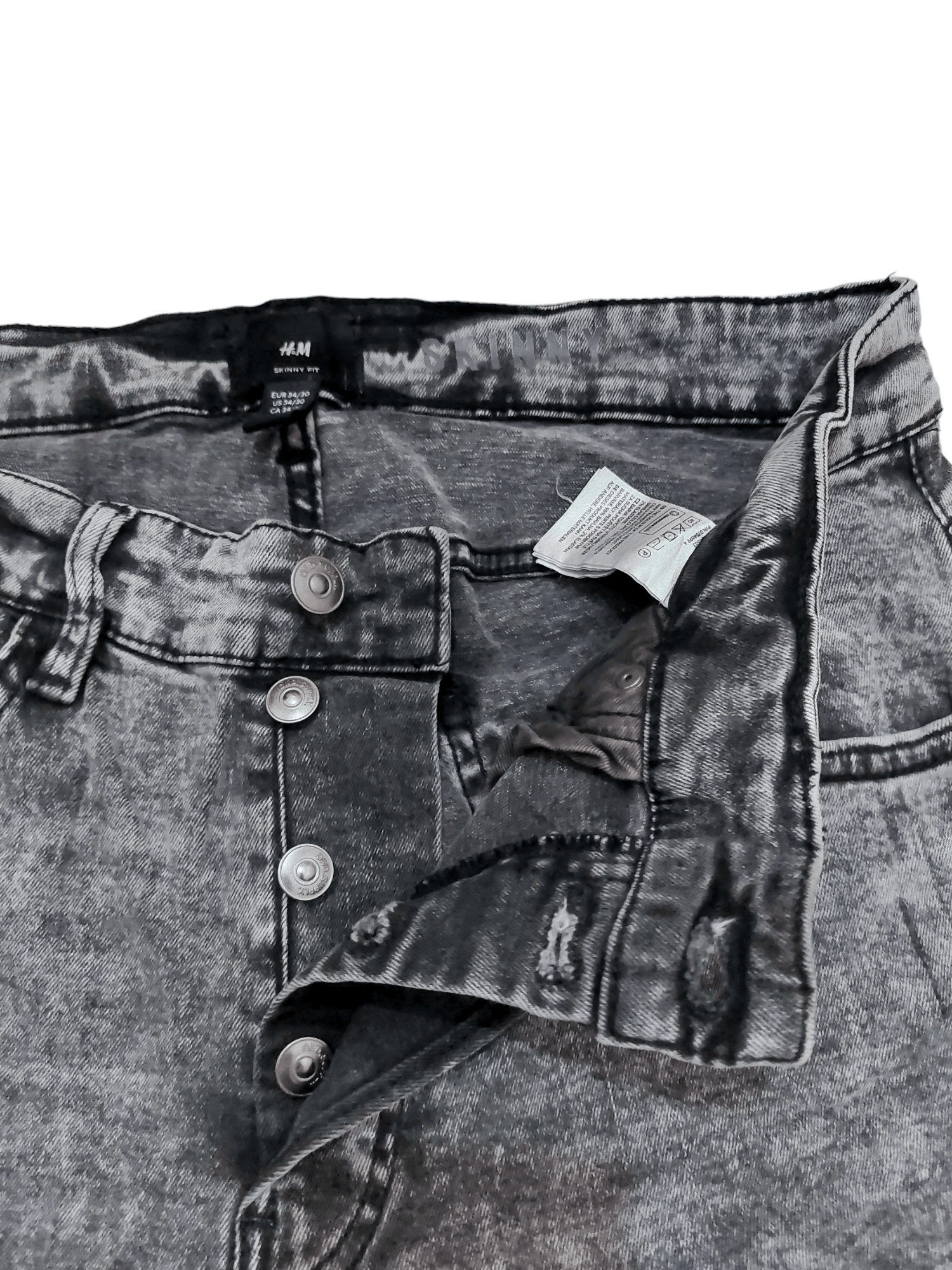 Vintage H&M Seditionaries Double Knee Denim Size US 30 / EU 46 - 5 Thumbnail