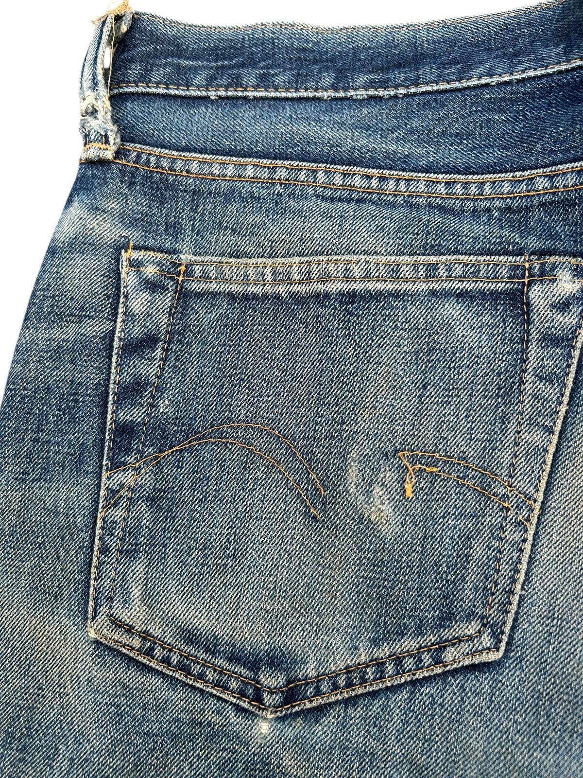 Kapital Thrashed Vintage Studio Dartisan Selvedge Denim Jeans Size US 31 - 14 Thumbnail