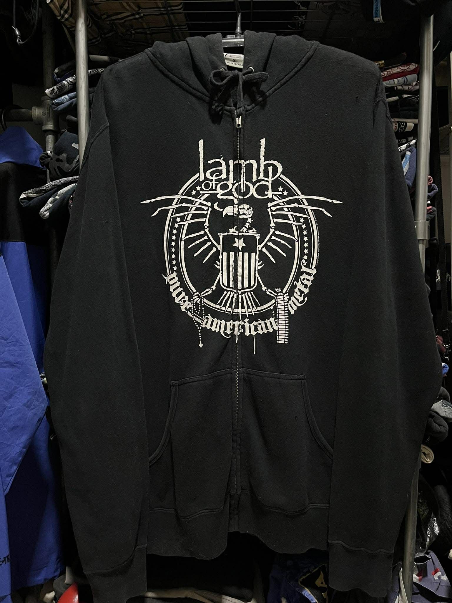 Band Tees Lamb Of God Metalcore Band Hoodie Jacket 2005s Size US XL / EU 56 / 4 - 1 Thumbnail