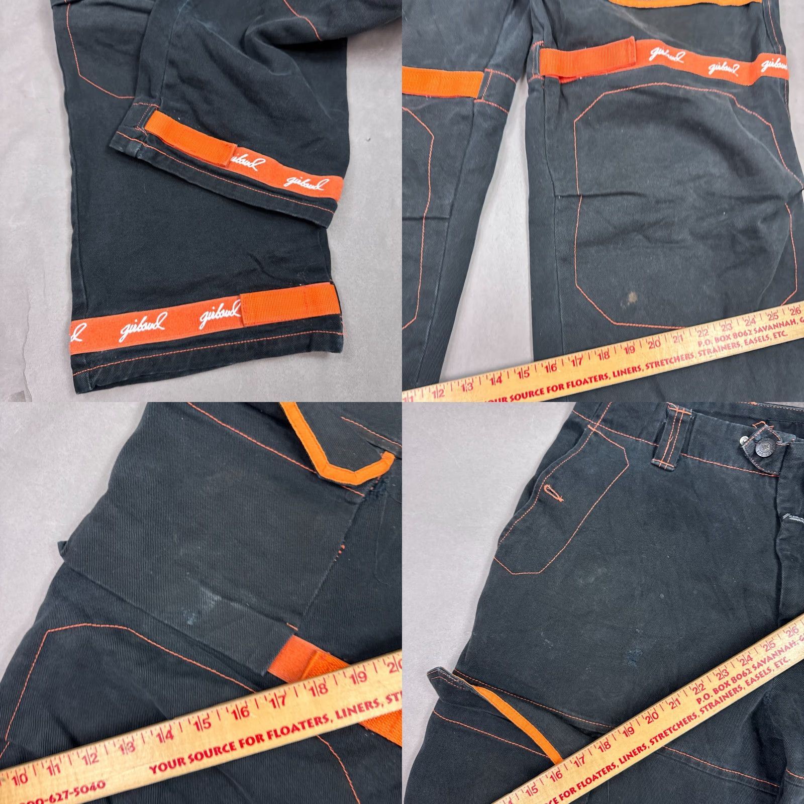 Vintage VINTAGE Girbaud Jeans Men 38x34 Black Shuttle Cargo Straight Jeans Mens Size US 40 / EU 56 - 8 Thumbnail