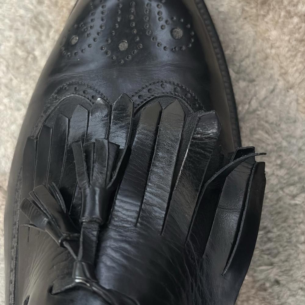 Bruno Magli Bruno Magli Leather Wingtip Tassel Classic Loafers Size US 9.5 / EU 42-43 - 12 Thumbnail