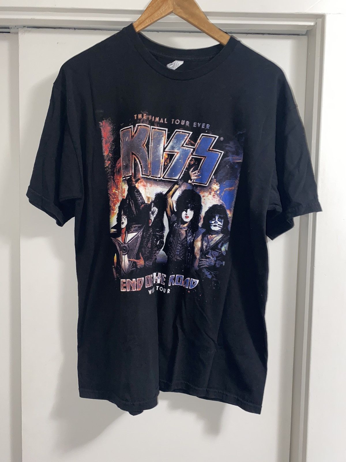 Band Tees × Vintage KISS End Of The Road Tour Shirt Size US L / EU 52-54 / 3 - 1 Thumbnail