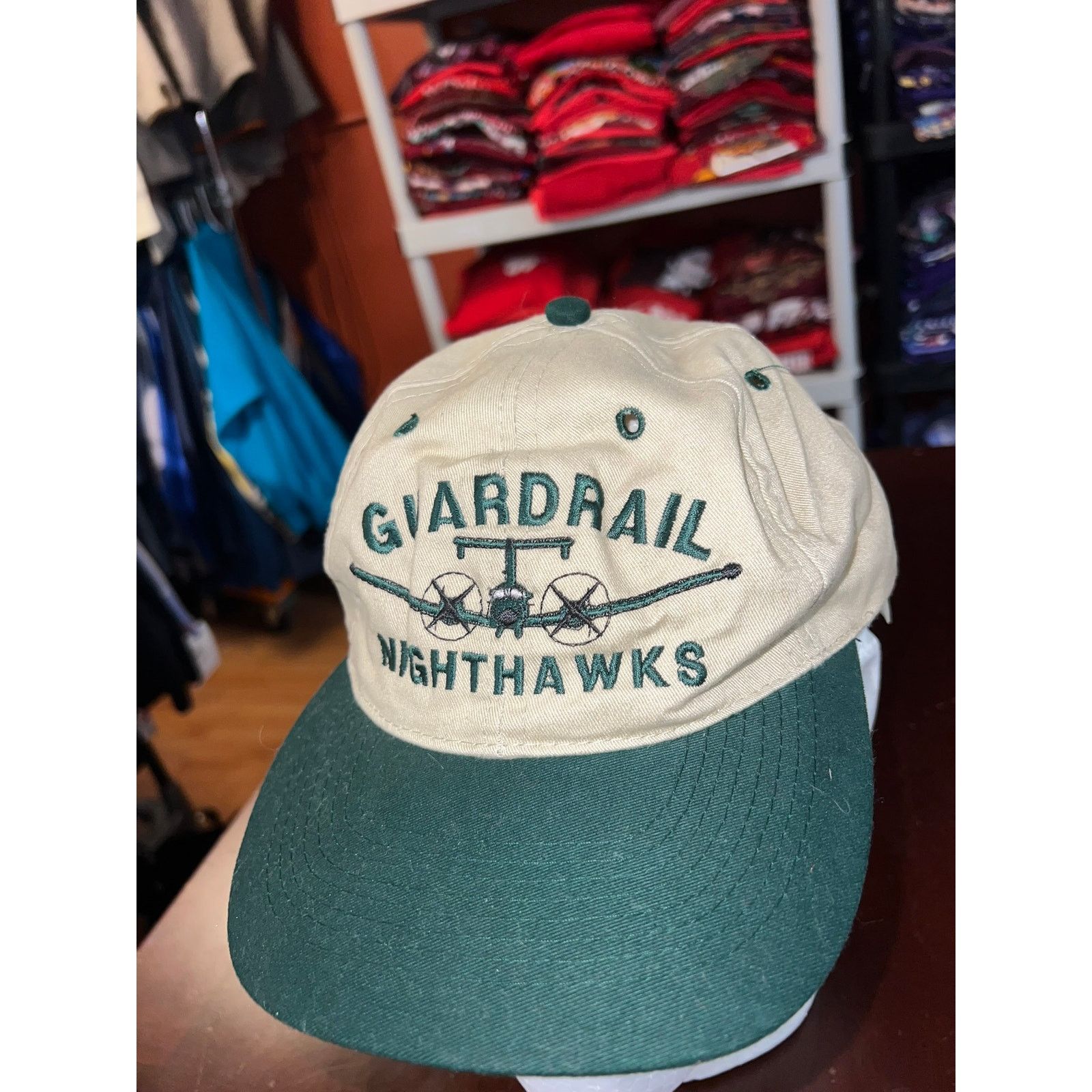 Vintage Vintage Air Force Hat Airplane Guardraul Nighthawks Cap Size ONE SIZE - 3 Thumbnail