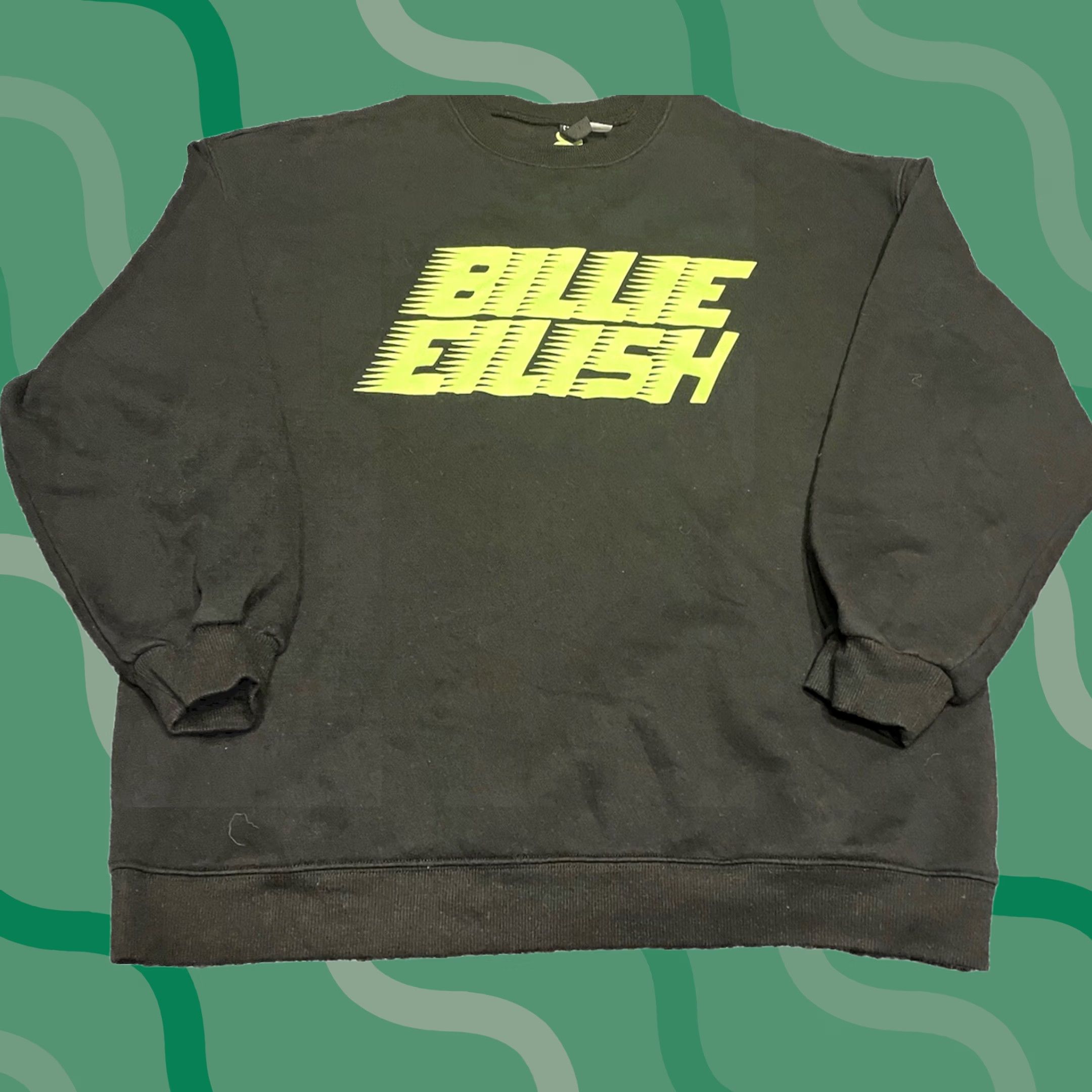 H&M H&M Divided Women M Black Long Sleeve Billie Eilish Fleece Graphic Sweatshirt Crew Neck Size M / US 6-8 / IT 42-44 - 1 Thumbnail