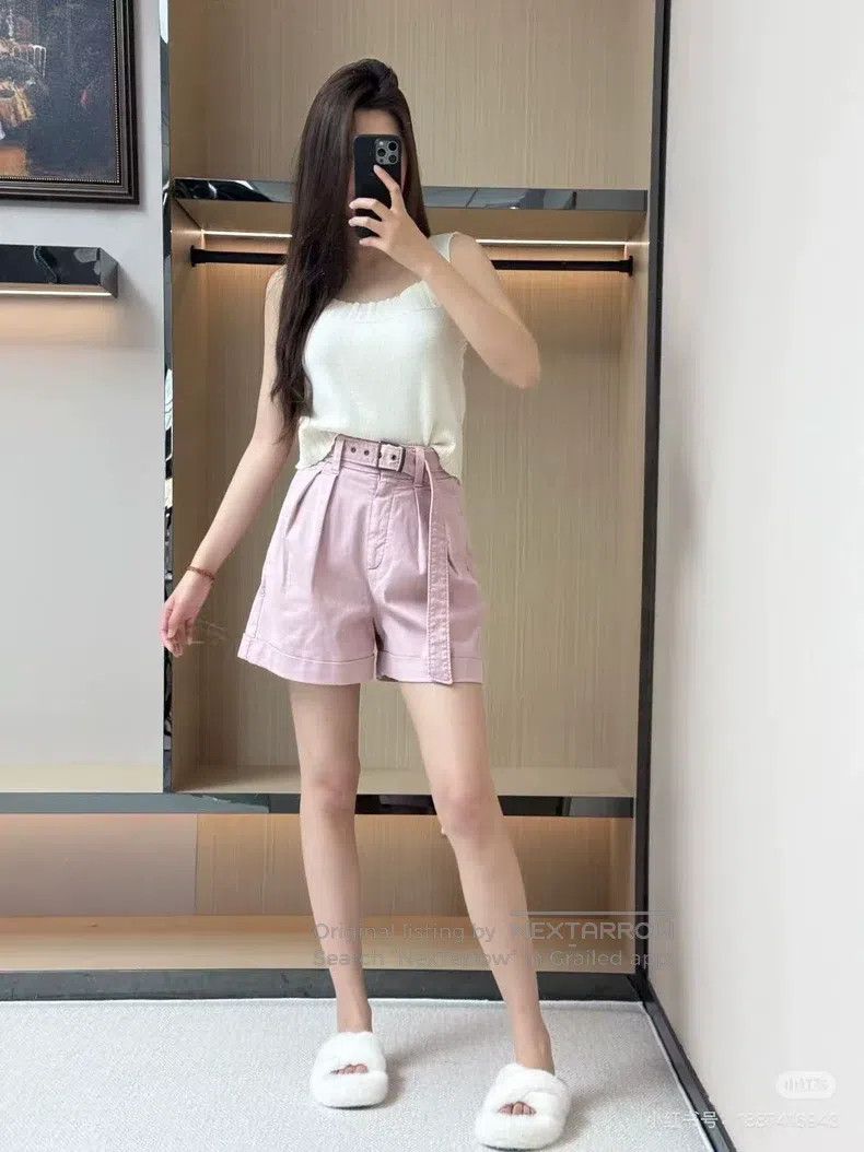 Brunello Cucinelli Brunello Cucinelli Pink shorts Size 25" / US 0 / IT 36 - 6 Thumbnail