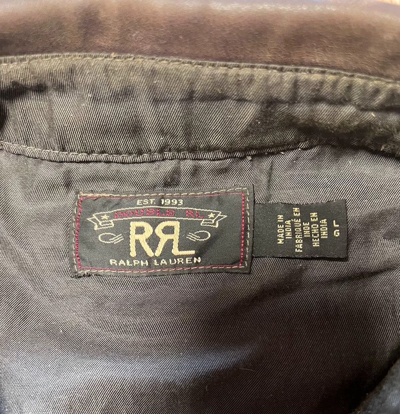 RRL Ralph Lauren RRL Ralph Lauren Retro workwear, leather jacket, friction Size US M / EU 48-50 / 2 - 5 Thumbnail