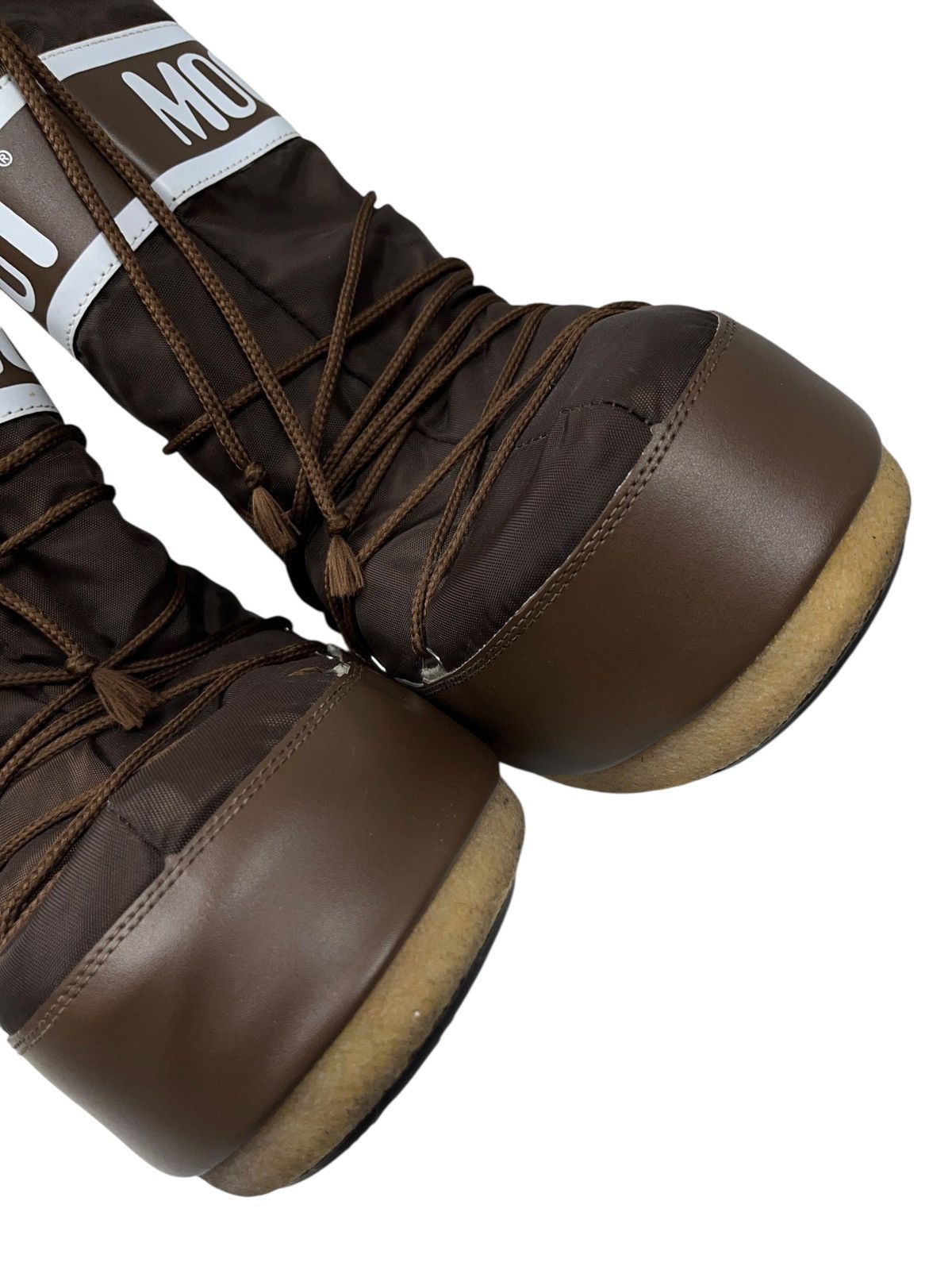 Moon Boot × Vintage Vintage Moon Boot Tecnica Oversized Alaska Brown Boots Size US 10 / EU 43 - 7 Thumbnail
