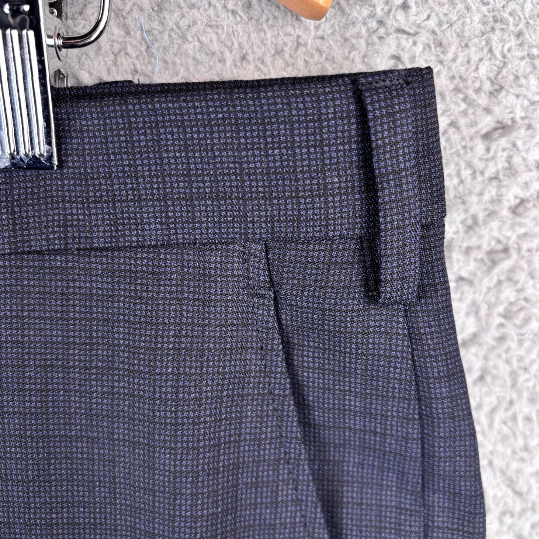 Brooks Brothers Brooks Brothers Pants Men 36x30 Navy Black Wool Fitzgerald Trousers Dress Slacks Shirtless? Size US 36 / EU 52 - 3 Thumbnail