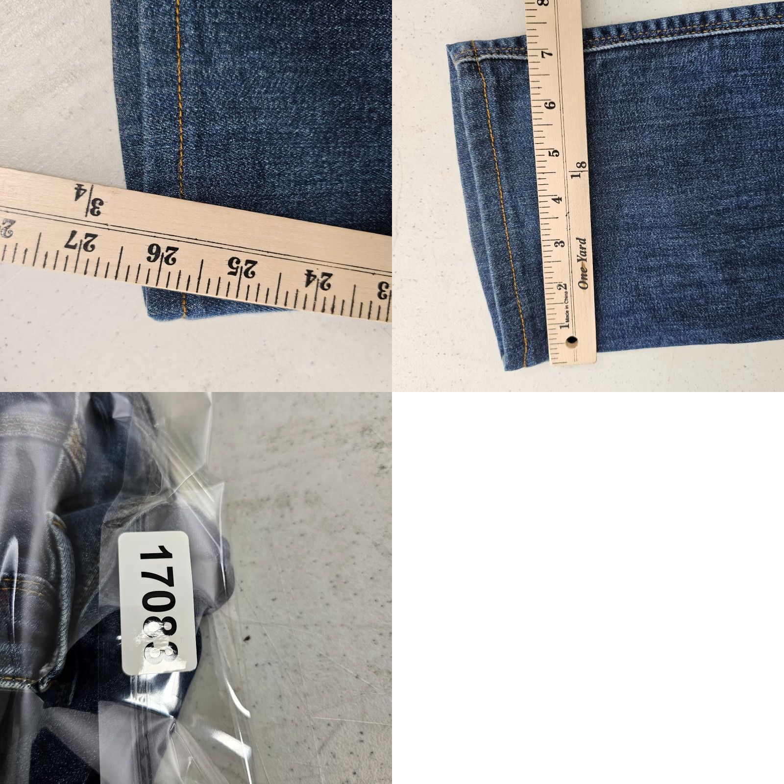 DUER DUER Jeans Mens 38x26 Tailored Blue L2X Relaxed Taper Five Pocket Stretch Denim Jea ns Size US 38 / EU 54 - 9 Thumbnail